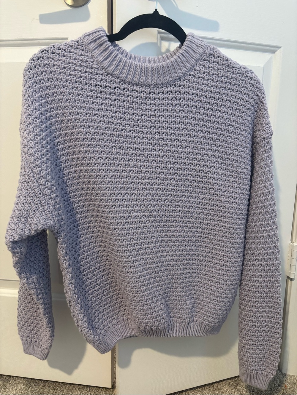 Universal Thread Lavender Chunky Crewneck Sweater Size M